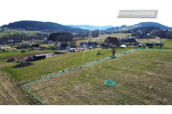 limanowski, Limanowa, Siekierczyna, Beskid, działka 5900 m2