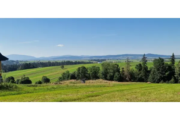 nowotarski, Czarny Dunajec, Czerwienne, działka Na Podhalu