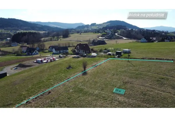 limanowski, Limanowa, Siekierczyna, Beskid, działka 5900 m2