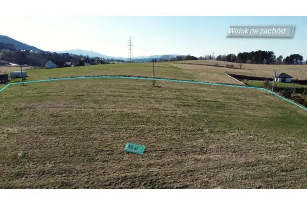 limanowski, Limanowa, Siekierczyna, Beskid, działka 5900 m2