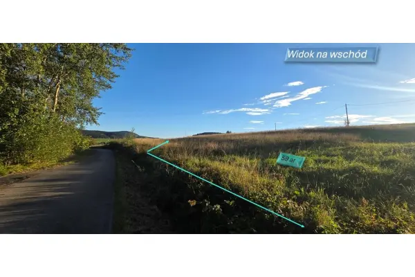 limanowski, Limanowa, Siekierczyna, Beskid, działka 5900 m2