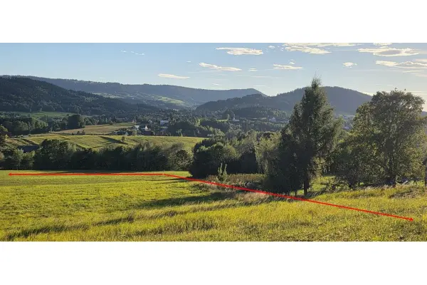limanowski, Limanowa, Siekierczyna, Beskid, działka 88 ar