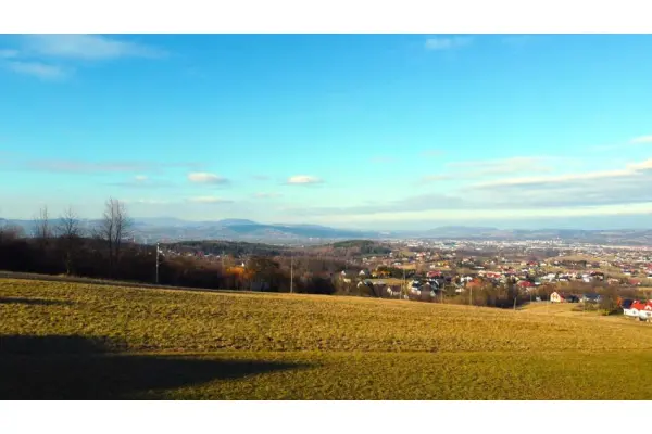 Nowy Sącz, Poręba Mała, budowlana działka z panoramą Nowego Sącza