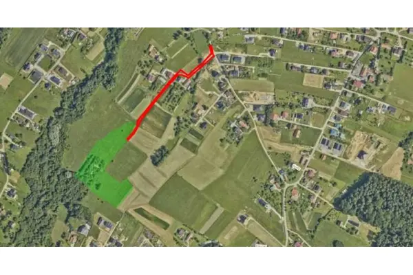 Nowy Sącz, Poręba Mała, budowlana działka z panoramą Nowego Sącza