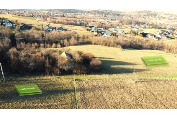 Nowy Sącz, Poręba Mała, budowlana działka z panoramą Nowego Sącza