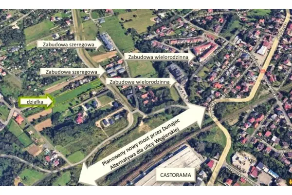 Nowy Sącz, Wólki, Nowy Sącz, działka pod domy i mieszkania i usługi