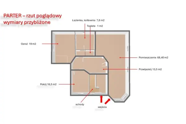 Nowy Sącz, Nowy Sącz, budynek z dużym parkingiem