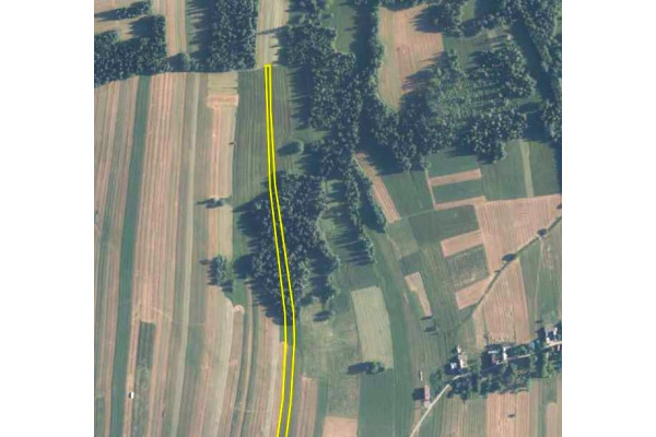 nowotarski, Czarny Dunajec, Czerwienne, Podhale działka budowlana z laskiem i strumykiem