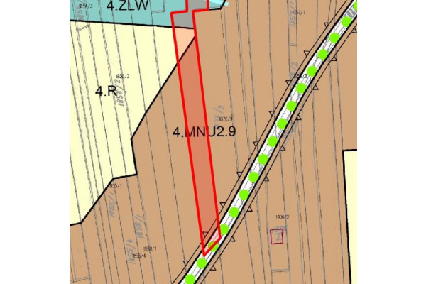 nowotarski, Czarny Dunajec, Czerwienne, Podhale działka budowlana z laskiem i strumykiem