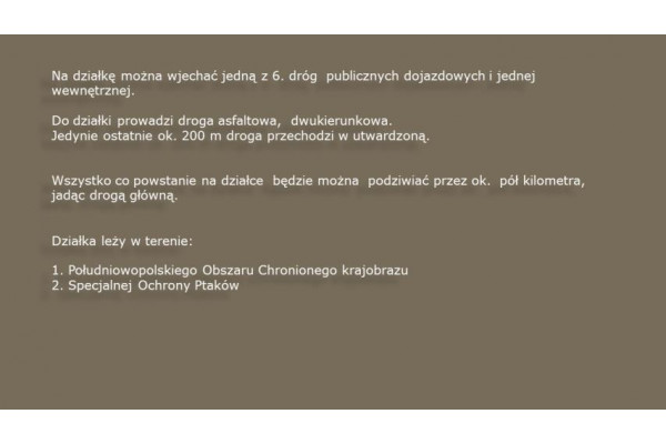 gorlicki, Uście Gorlickie, Na południu, budowlane 970 arów