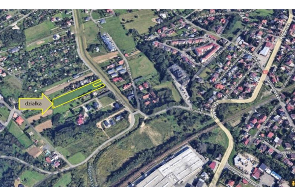 Nowy Sącz, Wólki, duża działka budowlana, osiedle Wólki, Nowy Sącz