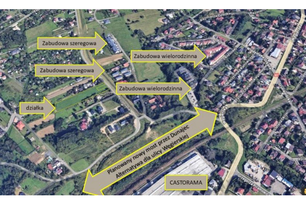 Nowy Sącz, Wólki, duża działka budowlana, osiedle Wólki, Nowy Sącz