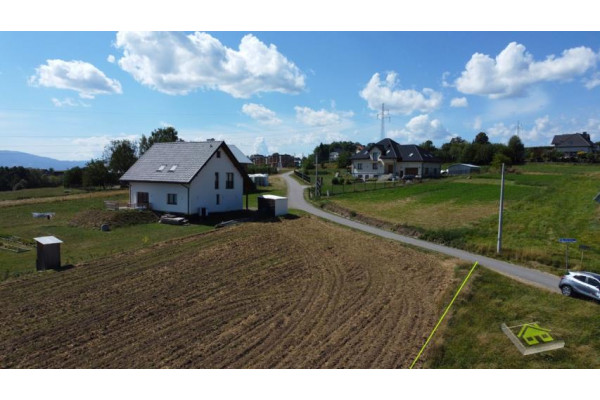 Nowy Sącz, działka z panoramą przed Nowym Sączem