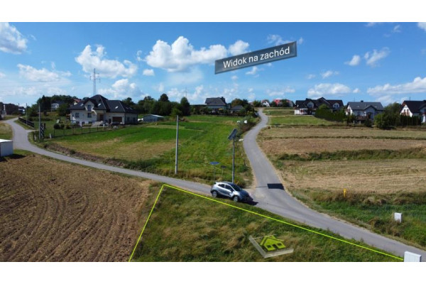 Nowy Sącz, działka z panoramą przed Nowym Sączem